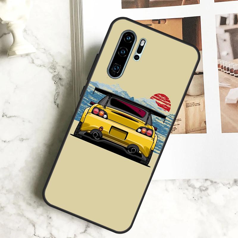 

JDM Cars For Huawei Nova Y70 Y72 Y73 Y60 Y90 Y61 Y91 7i 8i 11i 12i 12s 9 10 SE P20 P30 P40 Lite Case Nova 10 SE