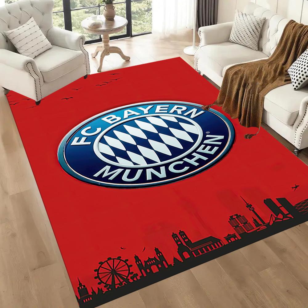 Bayern Munich Football Crest 1 Square Rugs Are a Great Choice for Living Rooms, Bedrooms, Home Décor, and As Gifts