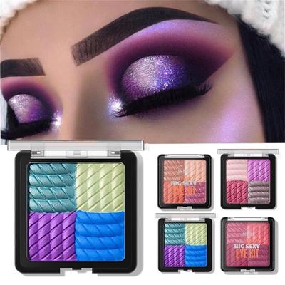 Long Lasting Shimmer Glitter Nude Metallic Pigments Eyeshadow Palette Eyeshadow Powder Eye Cosmetics