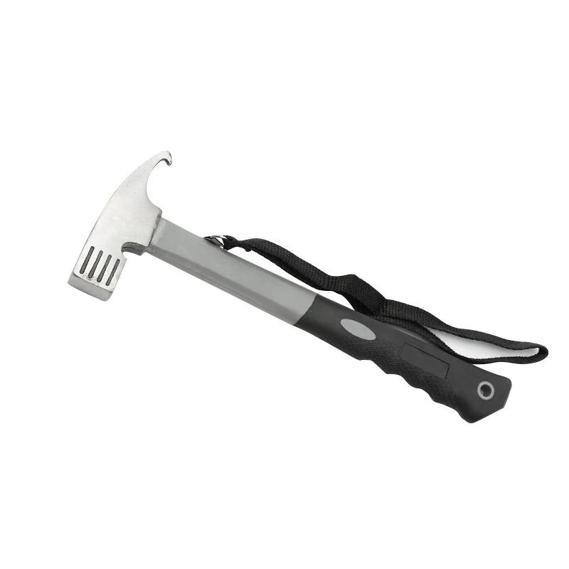 High Carbon Steel Tent Hammer Nail Hammer Camping Tent  Hammer High Carbon Steel Home Nail Puller High Carbon Nail Extractor