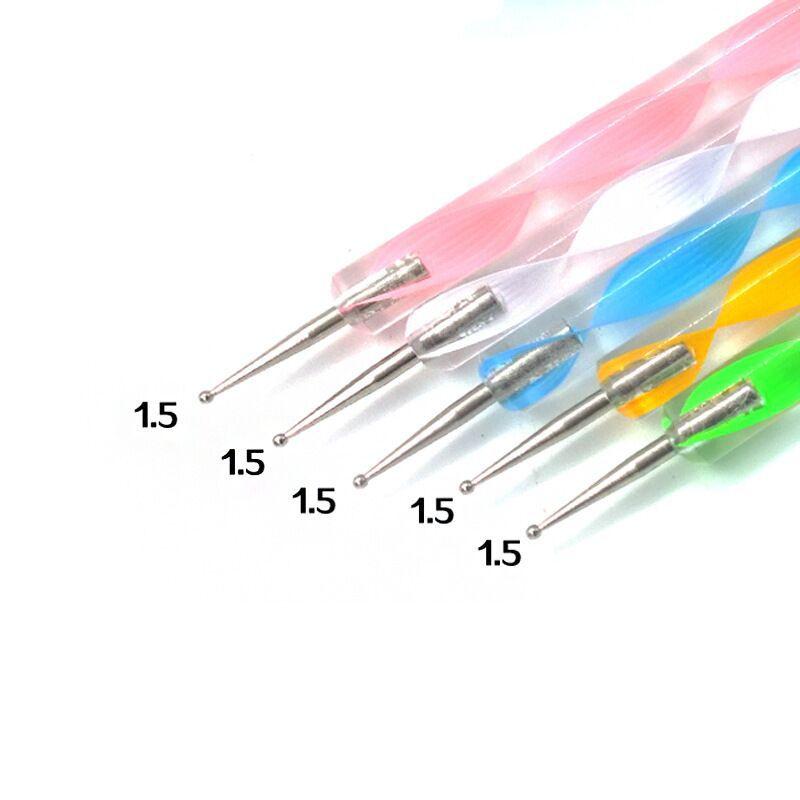 5-teiliges Dotting-Tools-Set für Nail Art, Prägestift zum Malen
