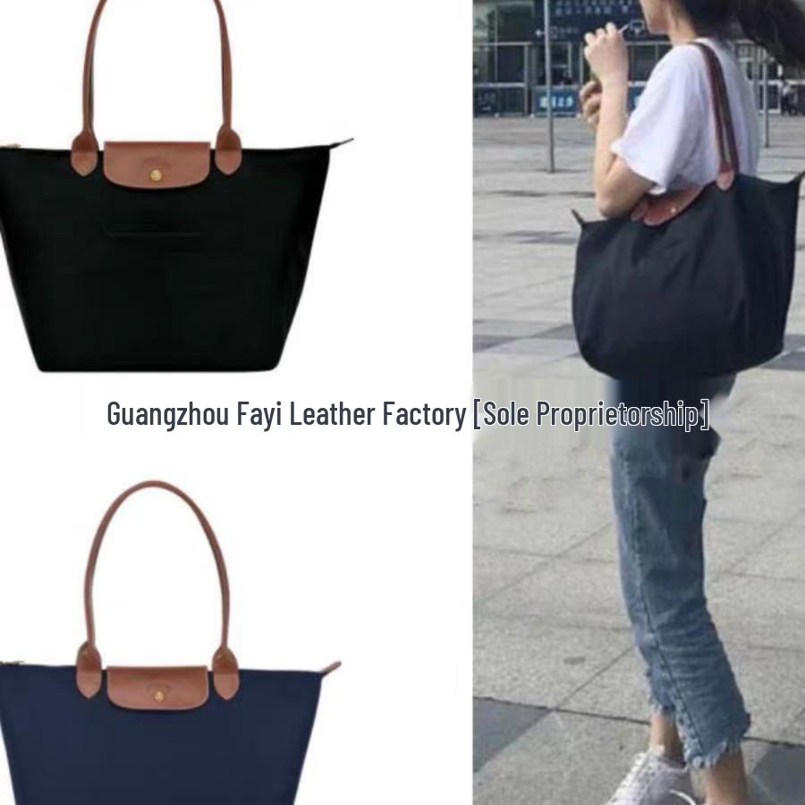Bolso Tote Bordado de Dragón Francés del 70 Aniversario – Bolso de Mano para Mujer de Gran Capacidad
