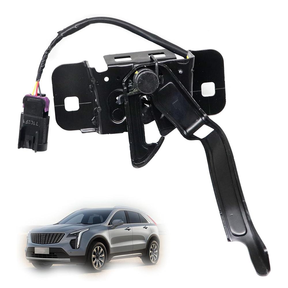 

1 x Black Front Hood Lock Latch Replacement 84100137 For Cadillac XT5 2017-2018