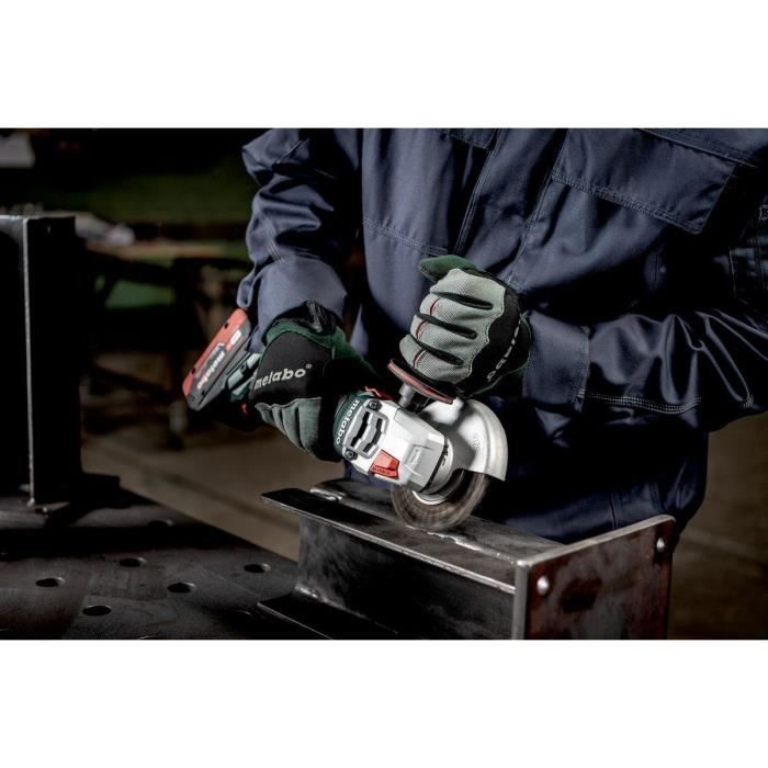 Meuleuse D'angle Sans Fil - METABO - WB 18 LT BL 11-125 Quick - 18V - MetaBOX 165 L