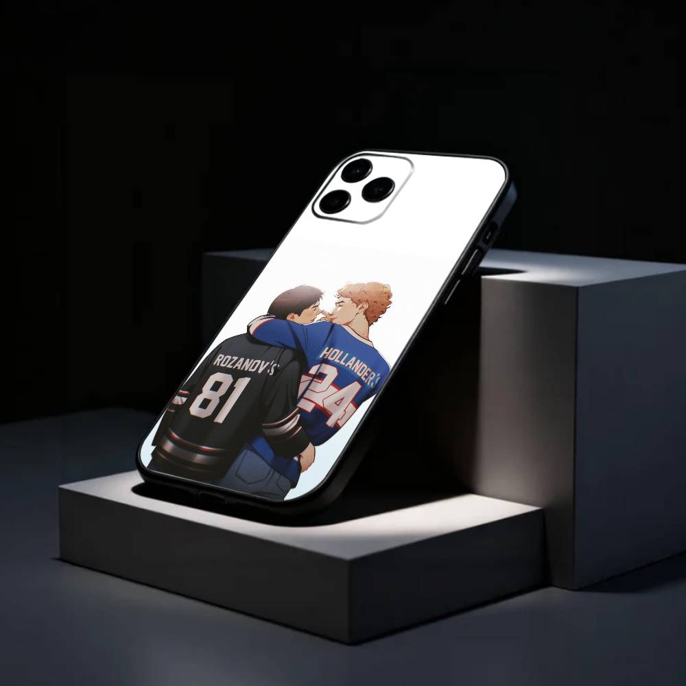 LGBTQ H-Heated R-Rivalry Ice Hockey Phone Case Silicone Soft For IPhone 17 16 15 14 13 12 11 X XR Plus Pro Max Plus