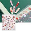 Adhesive Nail Salon Manicuring Nail Decals Christmas Nail Sticker Nail Art Sticker Nail Decoration