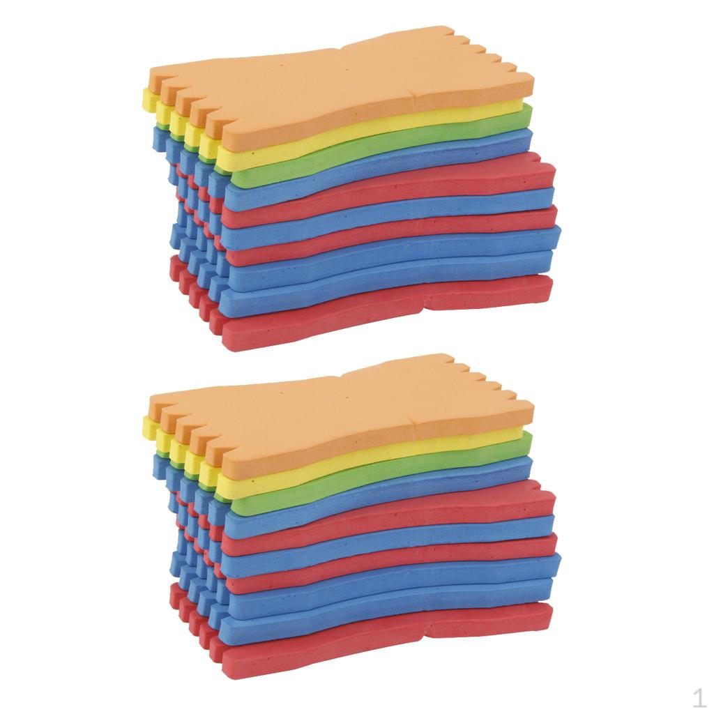 

20 шт. Рыболовная намоточная пластина, панель, пенопластовый держатель для оснастки и поводка для лески