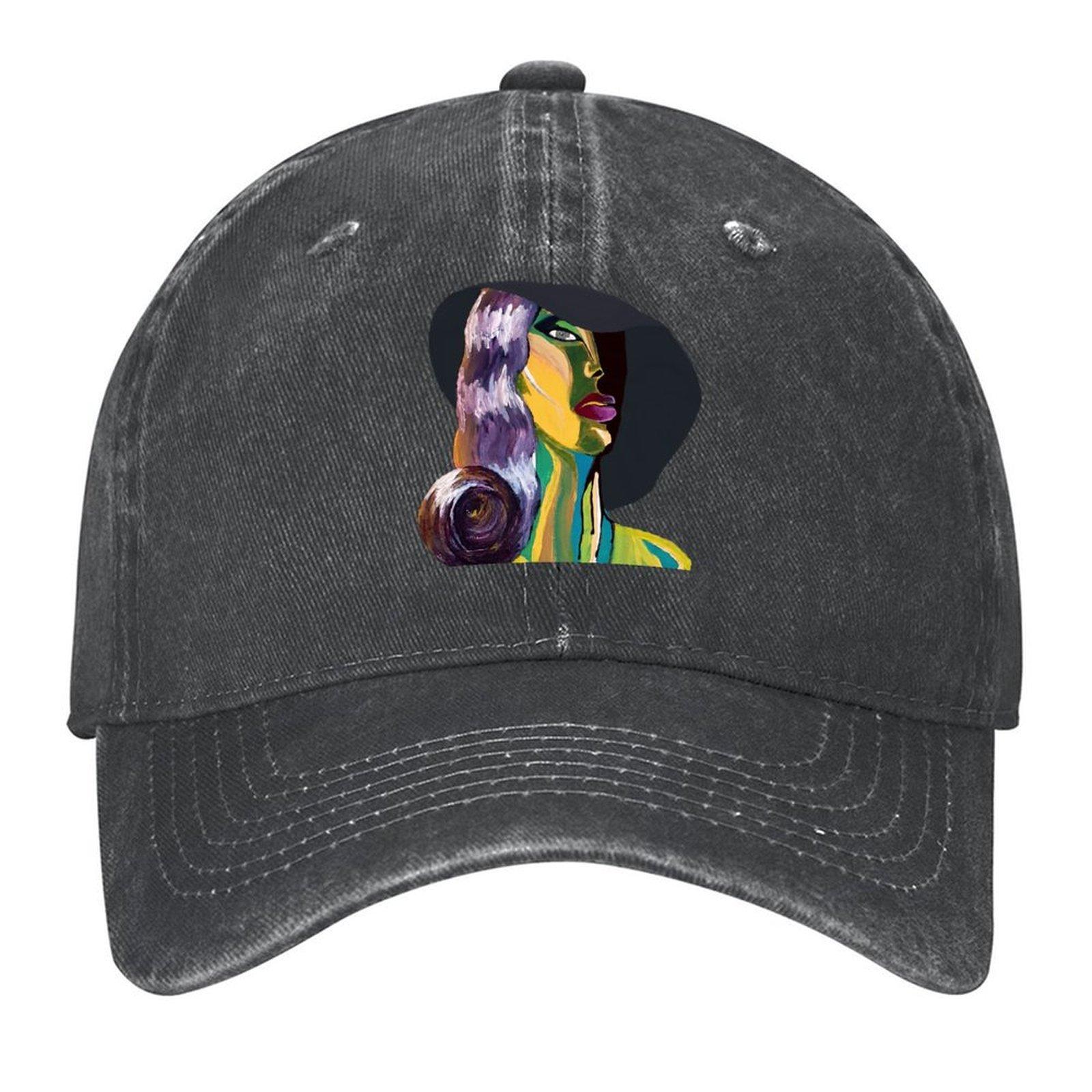 

2026 The Paranoia (Noir Woman In A Topless Hat) Baseball Cap Big Size Hat Dad Hat Beach Luxury Man Cap Golf Women Men s