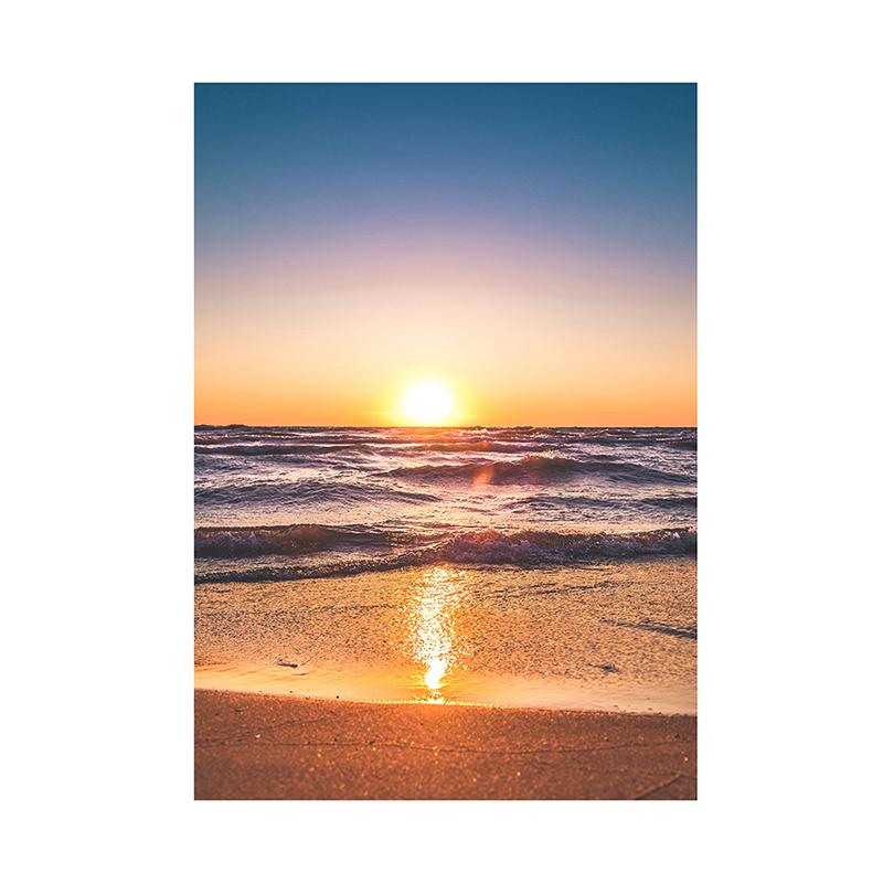 

WCIC Новый Солнечный Берег Галька Фон Декоративная Живопись Художественная Ткань Домашний Фон Украшения Стены Подвесная Картина 30cm*42cm