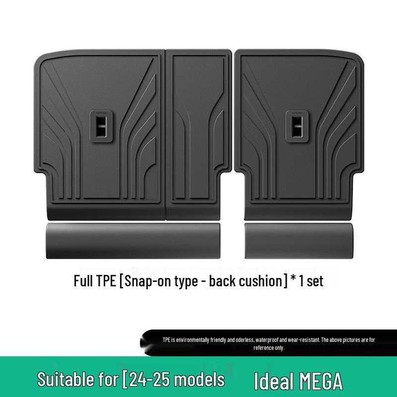 Eco-Friendly TPE Floor Mats for 2024-2025 Li Auto MEGA Car, Vehicle-Specific and Trunk Mats.