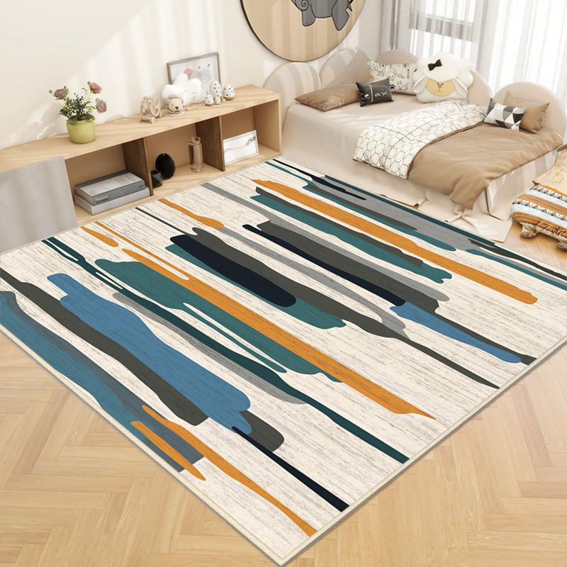 Living Room Carpet Simple Grey Floor Mat Coffee Table Sofa Bedroom Bedside Carpet Large Area