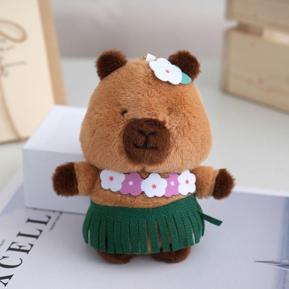 

Creative Capybara Plush Pendant Keyring Capybara Plushie Doll Plush Capybara Keychain Bag Hanging