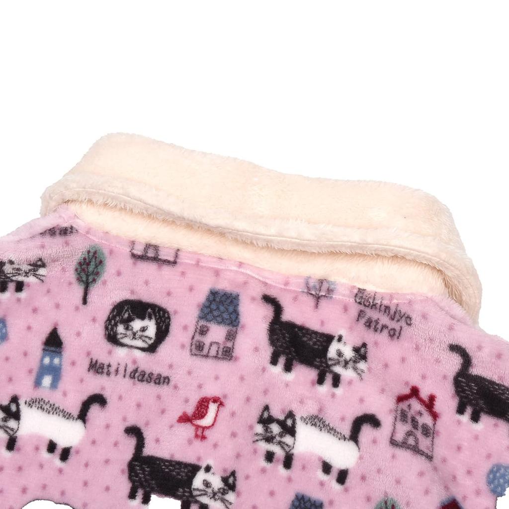 Kusguru Japan Coral Meyer Warm Pajama Pink Women's Vest,