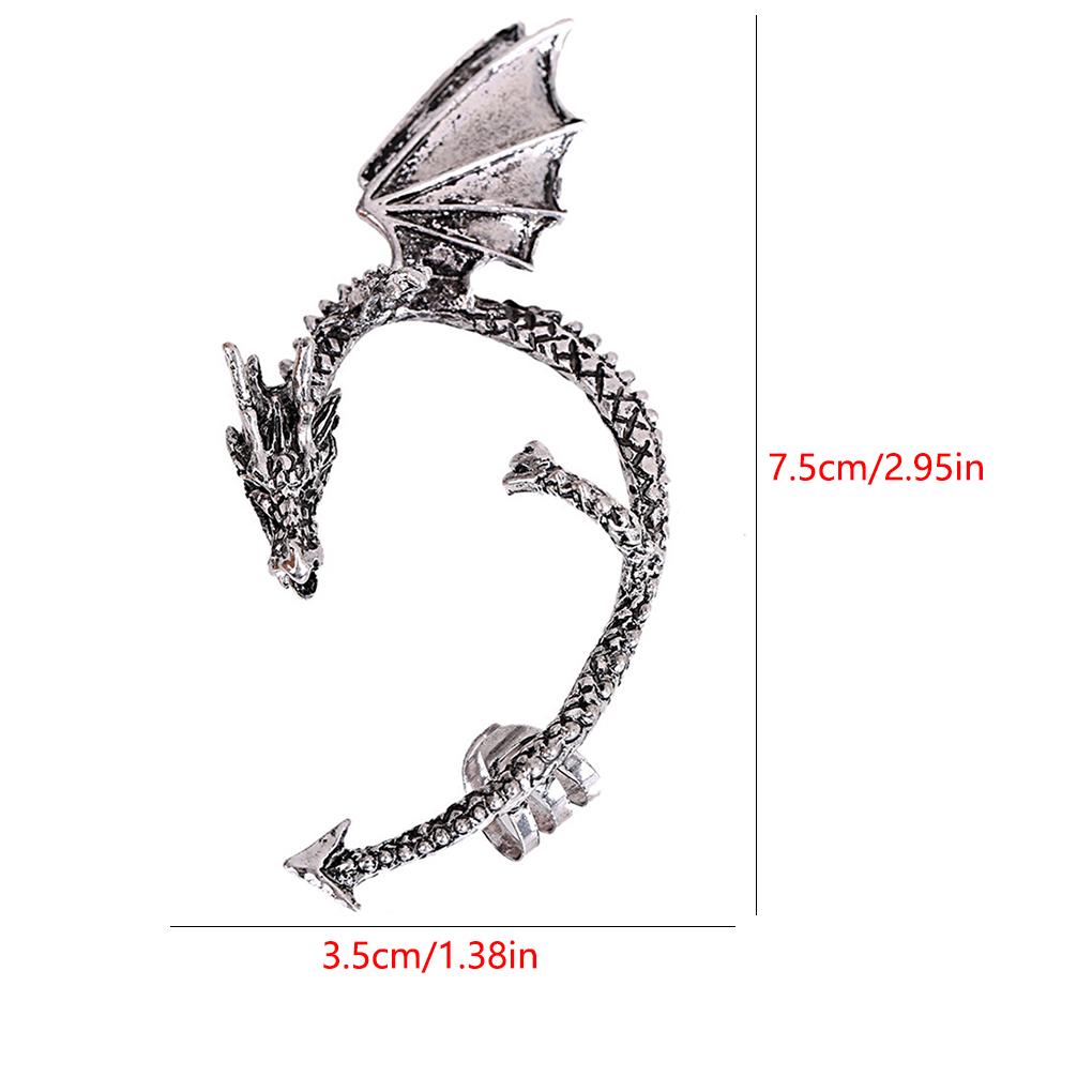 Women Vintage Punk Ear Cuff Alloy Earring Jewelry Ear Loop Decoration