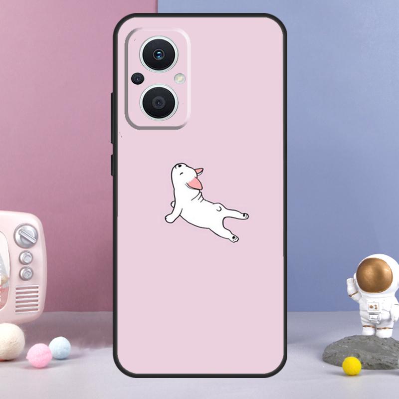 French Bulldog Funda For OPPO Reno 14 F 11F 12F 13F 10 11 12 13 Pro 7 8 Lite OPPO Find X8 X6 X5 X9 Pro Case