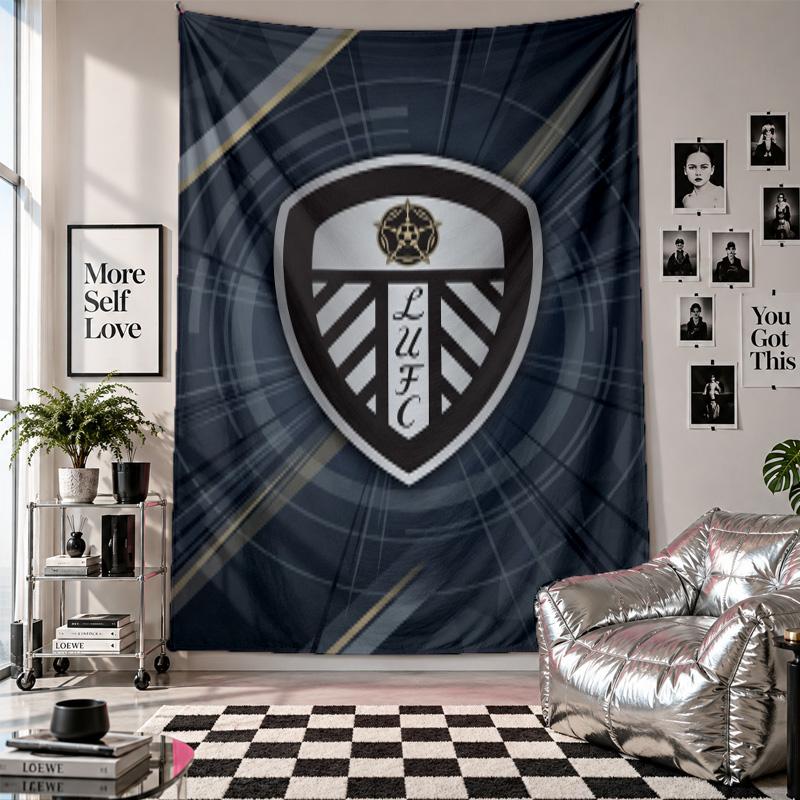 Tapeçaria de Parede do Leeds United Decoração de Casa Pano para Pendurar na Parede para Quarto Sala de Estar Fundo