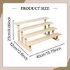 Wood Display Riser Cupcake Stand Decorative Figure Perfume Organizer for Figures