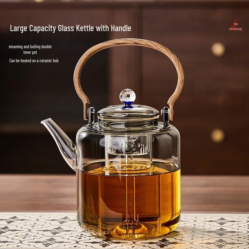 YIHUTEA 2L High-Temperature Resistant Glass Teapot