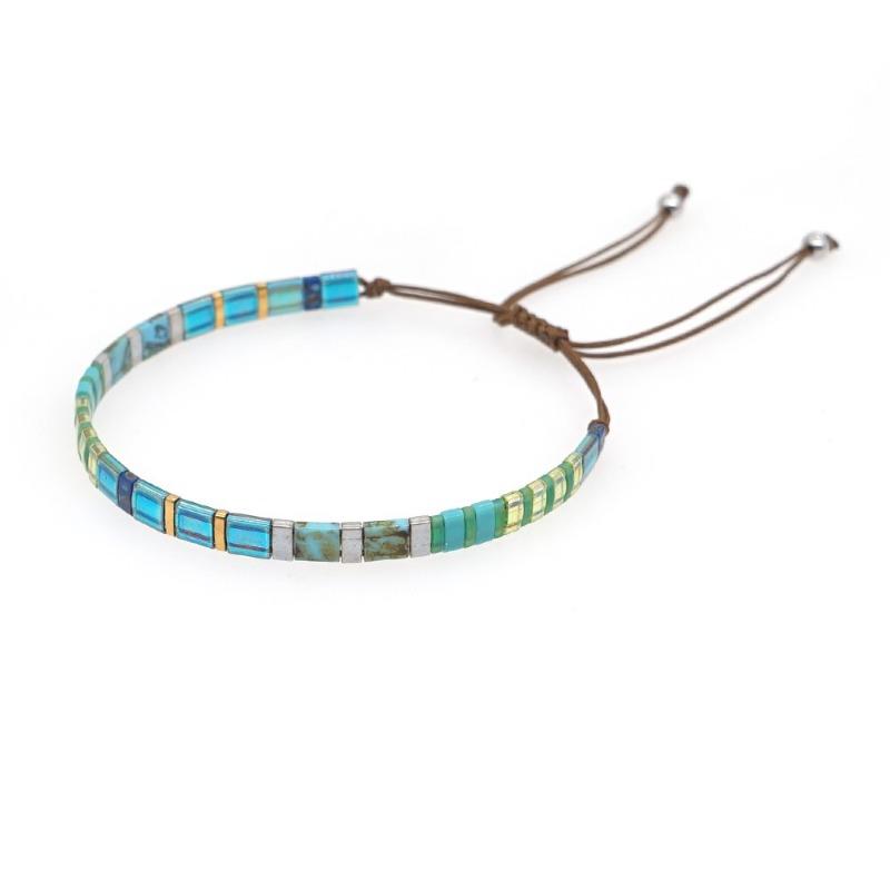 

Mary Commuting European and American retro ethnic style Tila beads popular trend hand-woven bracelet