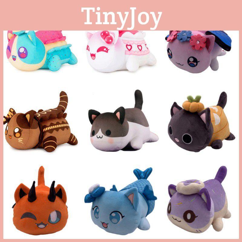 Meemeow Aphmau Cat Plush Toy Stuffed Animal Doll Xmas Gift For Kids
