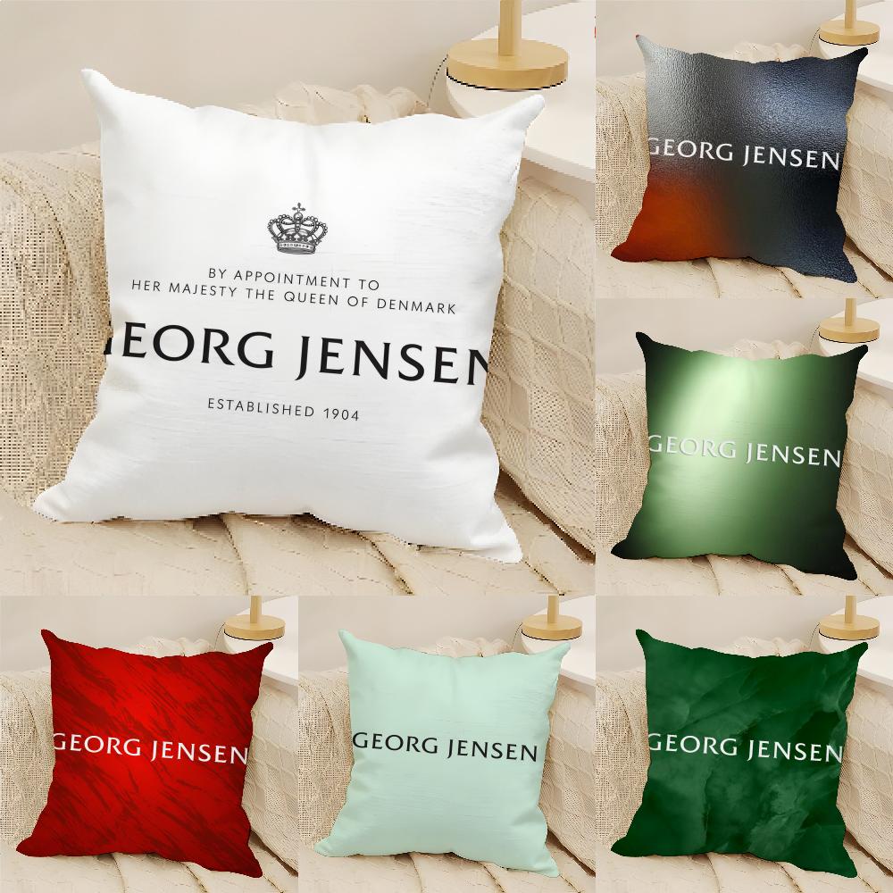 Georg Jensen Pillow Case Linen Cushion Covers For Decorative Sofa Home Pillows Case Car Chair Pillows Cases