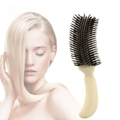 Plastic Curly Brush Soft Bristles Hairdressing Comb Scalp Massage Comb  Women Hair Care Accessories