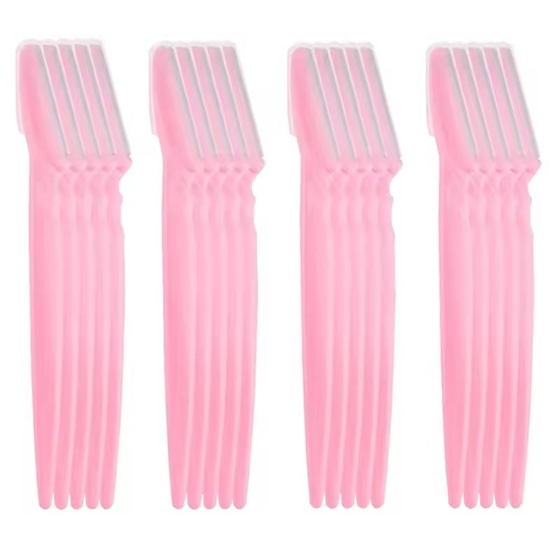5/10/20pcsConvenient Novice Eyebrow Trimmer,with Handle,protective Case included,Shavers,hair Removal Knives,female Makeup Tools