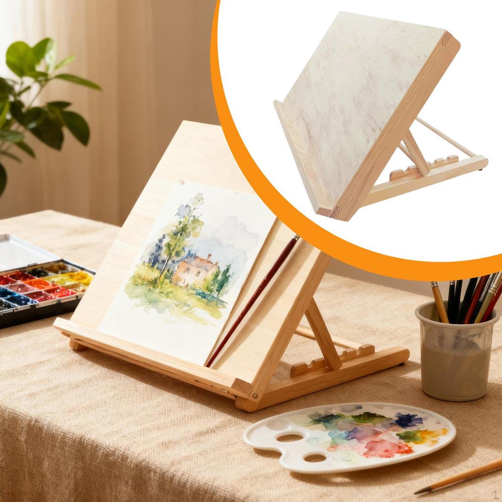 Tabletop Easel for Painting Display Stand Drawing Board Desktop Adults