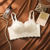 Satin Adjustable Bra for Women with Small Breasts Supports and Prevents Sagging Wire-Free