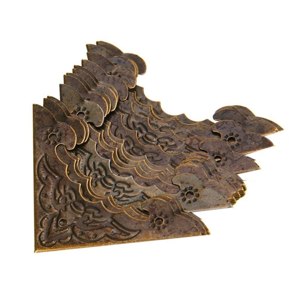 Wooden  Box Jewelry Box Flower Pattern Corner Foot Corner Brackets Protect Cover Corner Protector