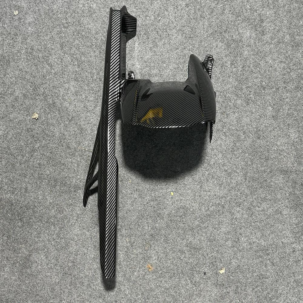 For BMW S1000RR M1000RR S1000R 2019-2023 21 22 ABS Carbon Fiber Rear Mudguard Chain Cover Splash Guard Fairing Motorcycle Parts