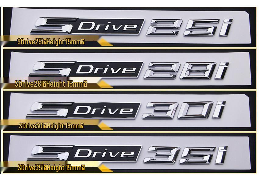 Kompatibles Emblem für BMW X1/X3/X5/X6: xDrive 20i, 28i, 30i, 35i, 40i Modelle