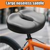 Large Noseless Saddle Multi-layer Thickened Shock-absorbing The Middle Part of the Saddle Is Hollow To Improve Air Circulation