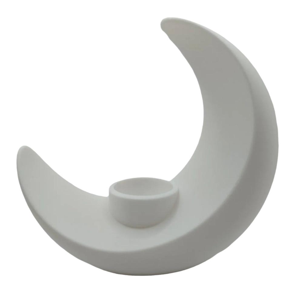 

Decorative 3D Printed Moon Vases Minimalist Flower Holder Decorative Flower Vase Tabletop Decor белый