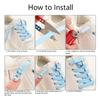1 Pair Metal Magnetic Locks Shoelace Shoe Buckles Accessories Quick Release Locks Fit AF1 Sneakers Casual Shoes Lazy Accessories