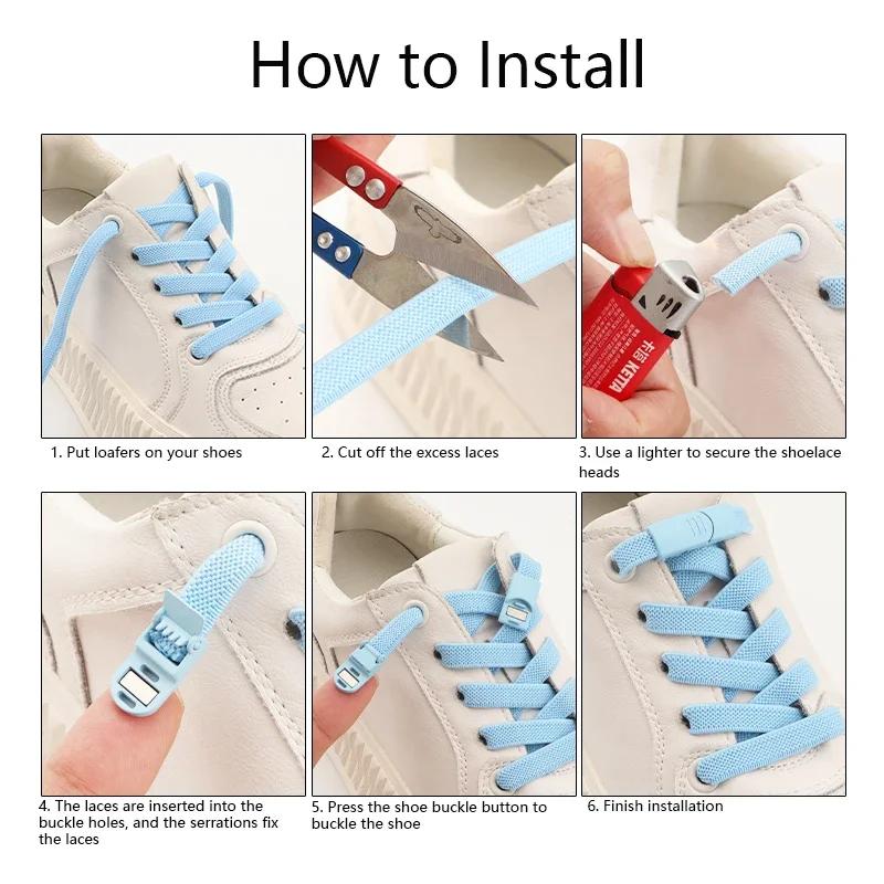 1 Pair Metal Magnetic Locks Shoelace Shoe Buckles Accessories Quick Release Locks Fit AF1 Sneakers Casual Shoes Lazy Accessories