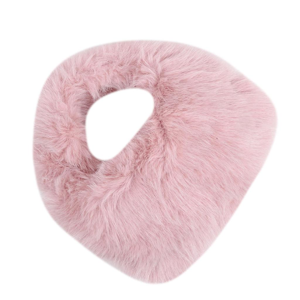 Modische Weiche Plüsch Halbmondtaschen für Damen Flauschige Kunstfell Damenhandtaschen Luxuriöse Kleine Tragetasche Weibliche Wintergeldbörsen