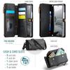Crossbody Zipper Wallet Case For Samsung Z Fold7/Z Fold5 - PU Leather Card Holder Flip Cover