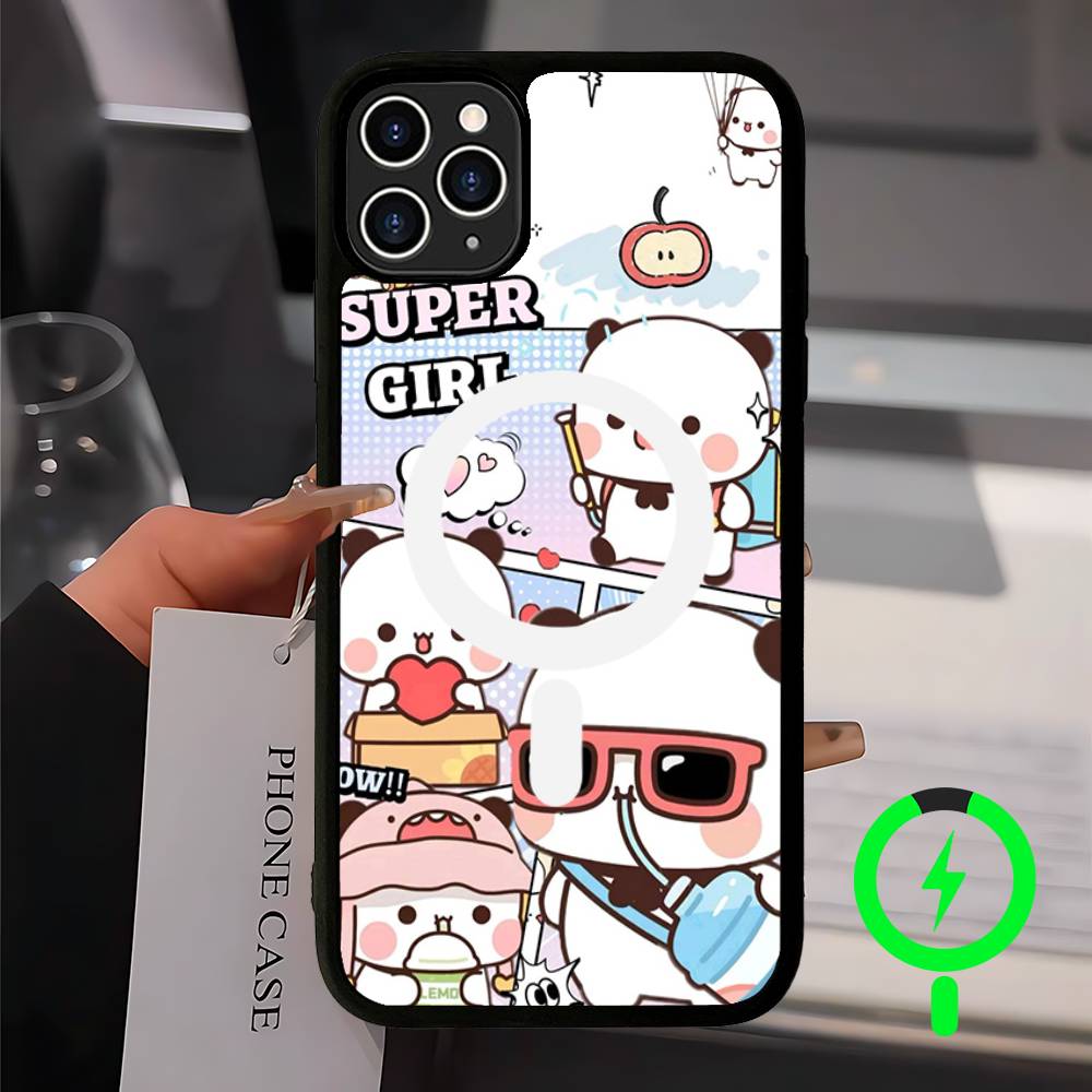 Bubu And Dudu Cute Cartoon Magnetic For Magsafe Phone Case For IPhone 17 Air 16 Pro Max 15 14 13 12 11 Protective Cover