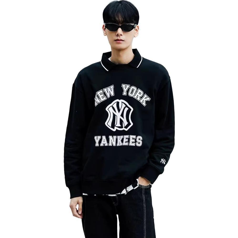 MLB New York Yankees Sweatshirt Unisex Black 3AMTV0131-50BKS
