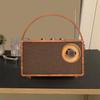 AS23 Retro Bluetooth Speaker with FM Radio, Card Slot, Portable Design for Home and Elderly Use