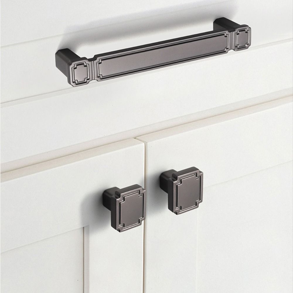 Gold Zinc Zinc Zinc Alloy Drawer Pulls Single Hole Single Hole Handles Chinese Style Cabinet Handles  Drawer