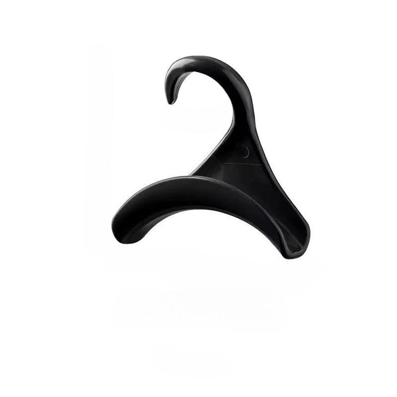 2 st icke-deformerbar PP-material bågformad väskställ/förvaringsställ, väskremhållare, smyckeshängare, klädhängare, halsdukshängare, julklapp.