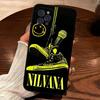 Grunge Band N-Nirvana For IPhone 17 16 15 14 13 12 11 Pro Max Plus Shockproof Black Soft Phone Cover