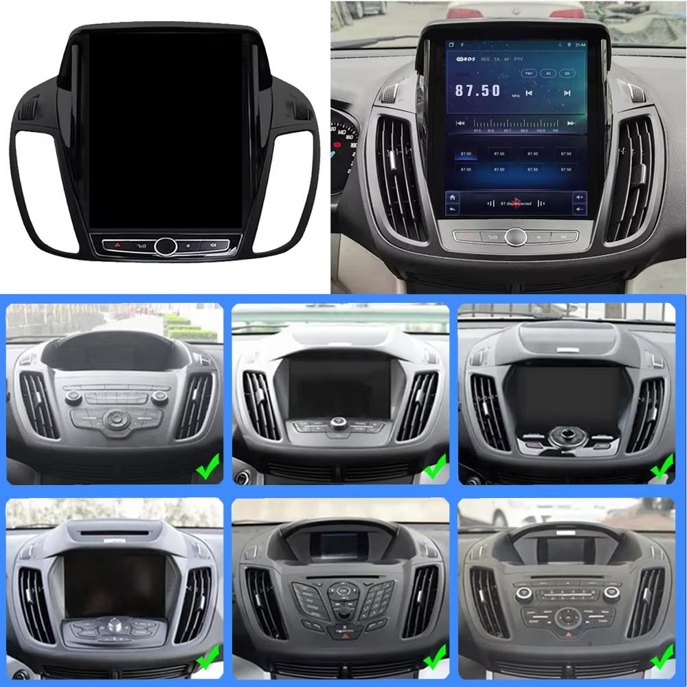 pdzh2 9.7 inch Car Android Auto For Ford KUGA C-max Escape 2013 - 2015 Multimedia Player Stereo GPS Navigation Head Unit Touch Screen