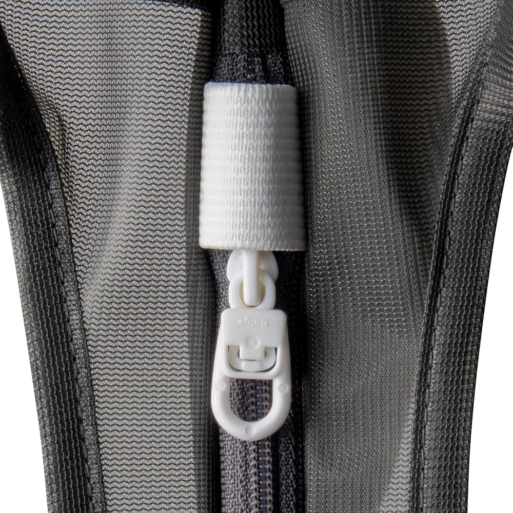 Daiya Washable Mesh Laundry Bag L 40x45cm with Handle, Eco-Friendly, Travel Pouch, Zippered