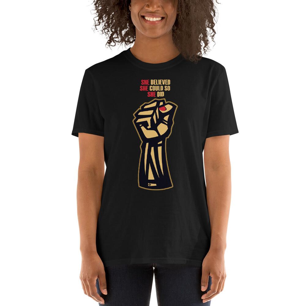 

She believed she could so she did Inspirational Gift Unisex TShirt Unisex T-Shirt S