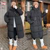 Winter New Loose Down Cotton Clothes Women's Long Knee Cotton-padded Coat