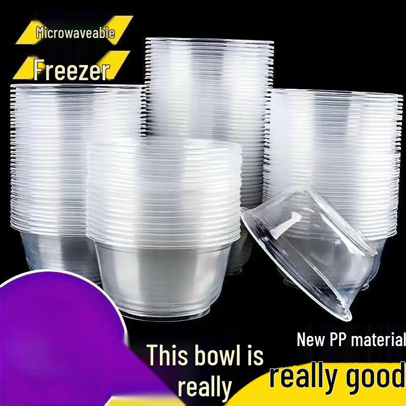 777 Disposable Plastic Food Bowls