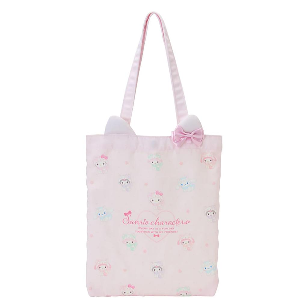 Sanrio Tote Bag Sanrio Characters A4 Ages 3 and 685526 (SANRIO) (Milky Kitten) Size, Up,